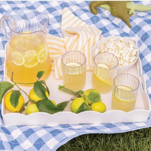 Jllian Harris Scalloped Serving Tray Jillian Harris X Life At Home Joe Fresh - Picture 1 of 3